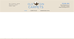 Desktop Screenshot of oldgincarpets.com